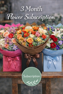 3 Month Flower Subscription