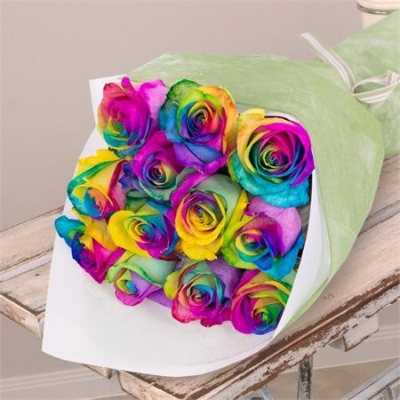 Rainbow  Roses
