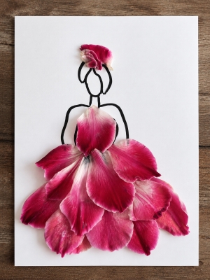 Pink Petal Lady