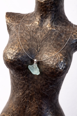 Sea Glass Boat Necklace