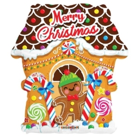 Gingerbread Christmas Balloon