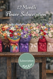 12 Month Flower Subscription