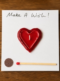 Heart Candle Card